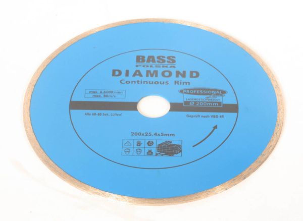 Picture of Disc diamantat pentru dale, 200mm, Bass Polska, 2261