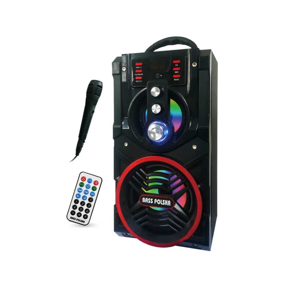 Picture of Boxa Bluetooth cu microfon, functie de radio si karaoke, Bass Polska 5941
