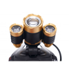 Picture of Lanterna frontala de cap T6 LED cu 2x Q5 zoom 1-2000x 18A, Kraft&Dele KD1246