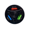 Picture of Incarcator auto, 3 porturi USB, lumina LED, Kraft&Dele KD1238