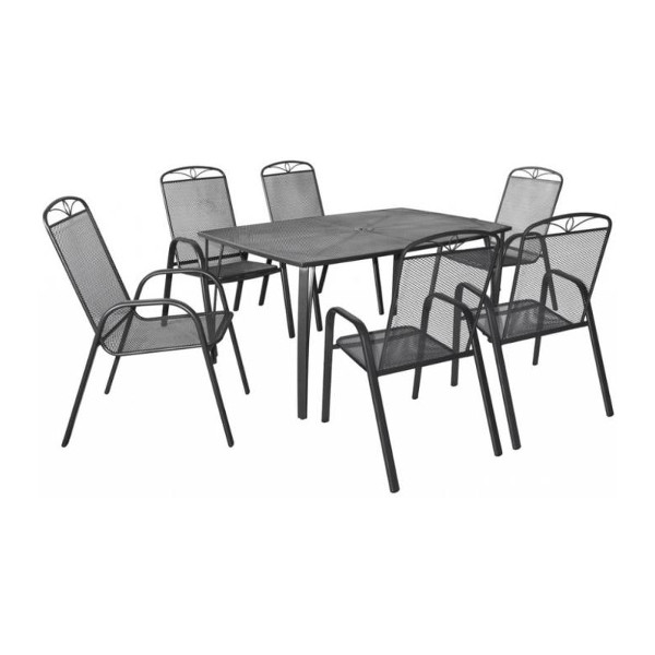 Picture of Set mobilier de gradina, 1 masa si 6 scaune,  HECHT NAVASSA SET6