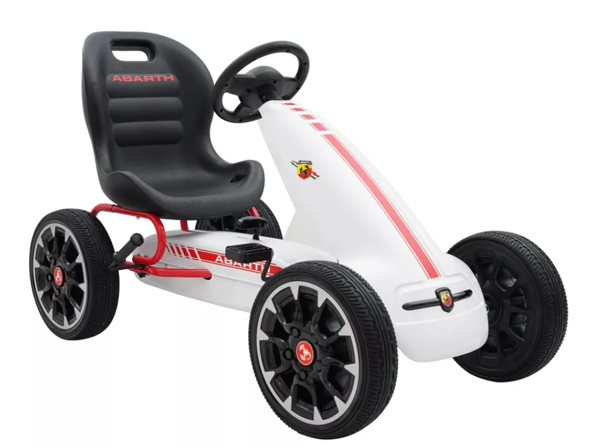 Picture of Go kart cu pedale Hecht Abarth-White 