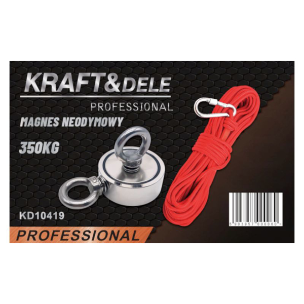 Picture of Magnet neodim cu franghie, Kraft&Dele KD10419