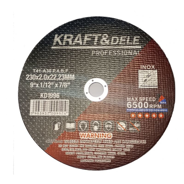 Picture of Disc pentru taiere metal, 230 x 2 x 22.23 mm, Kraft&Dele KD1996