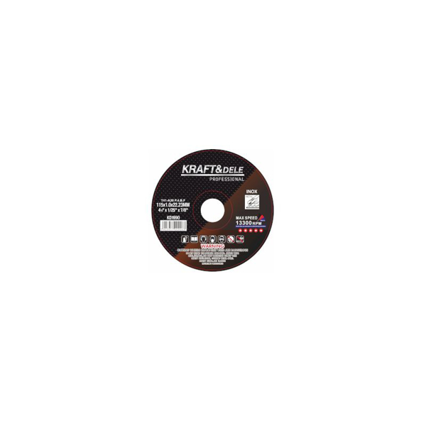 Picture of Disc pentru taiere metal, 115 x 1 x 22.23 mm, Kraft&Dele KD1990